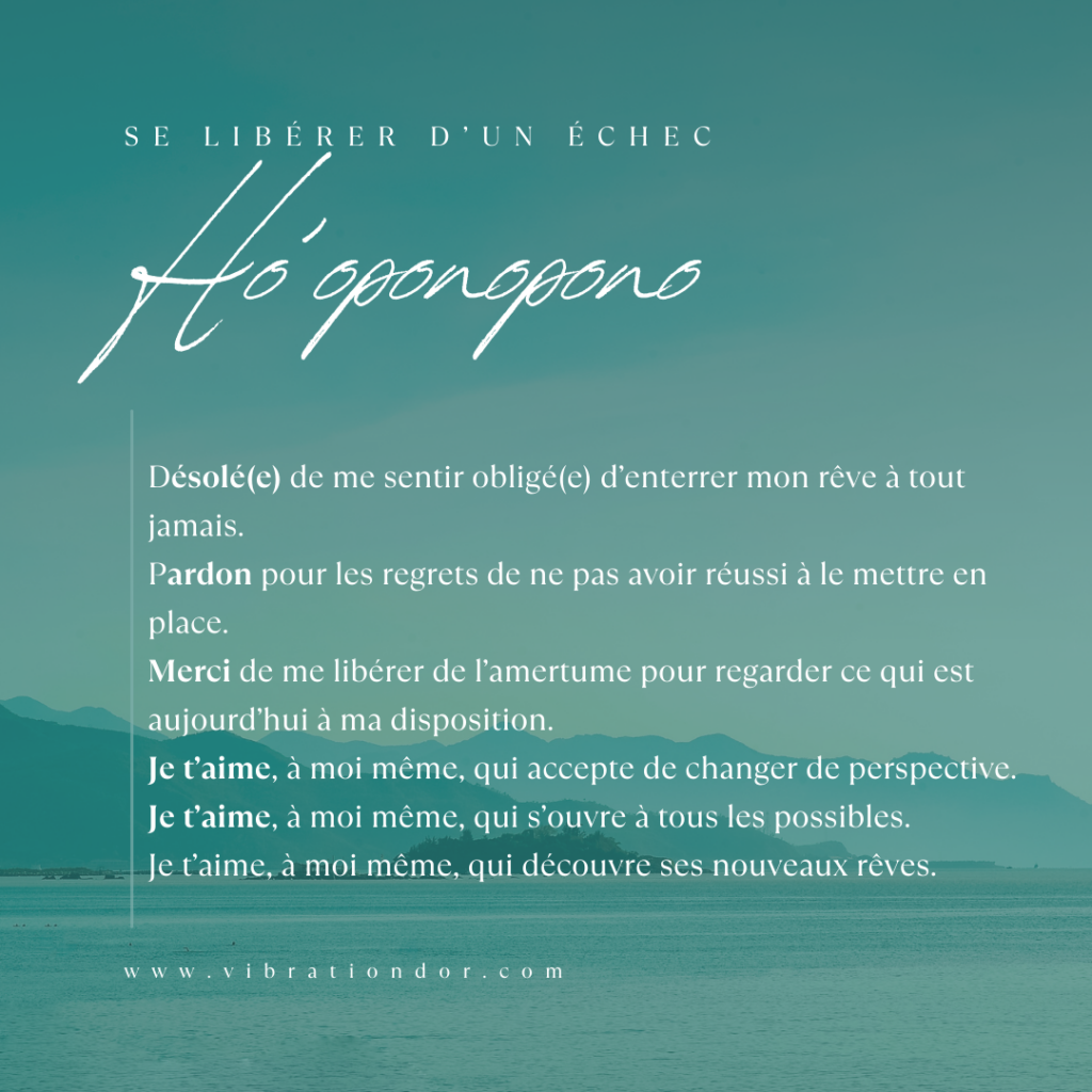 Ho'oponopono - se libérer d'un échec